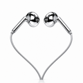 Silver  Wired Earphones