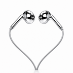 Silver  Wired Earphones